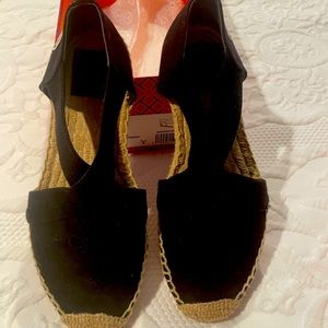 Tory Birch Catalina canvas espadrilles in black